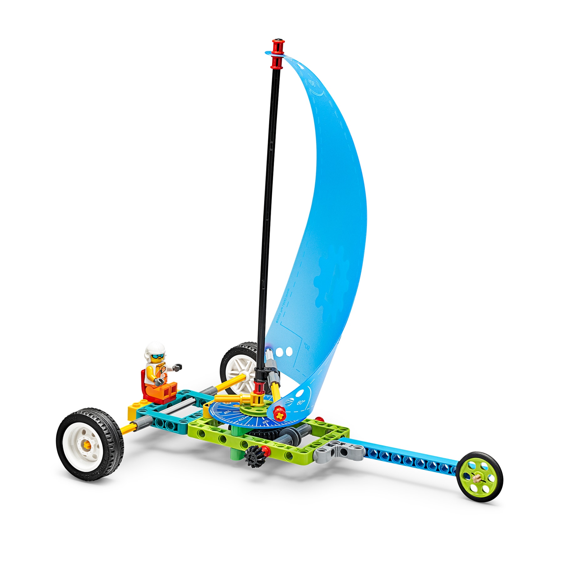 A propeller car science set