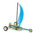A propeller car science set