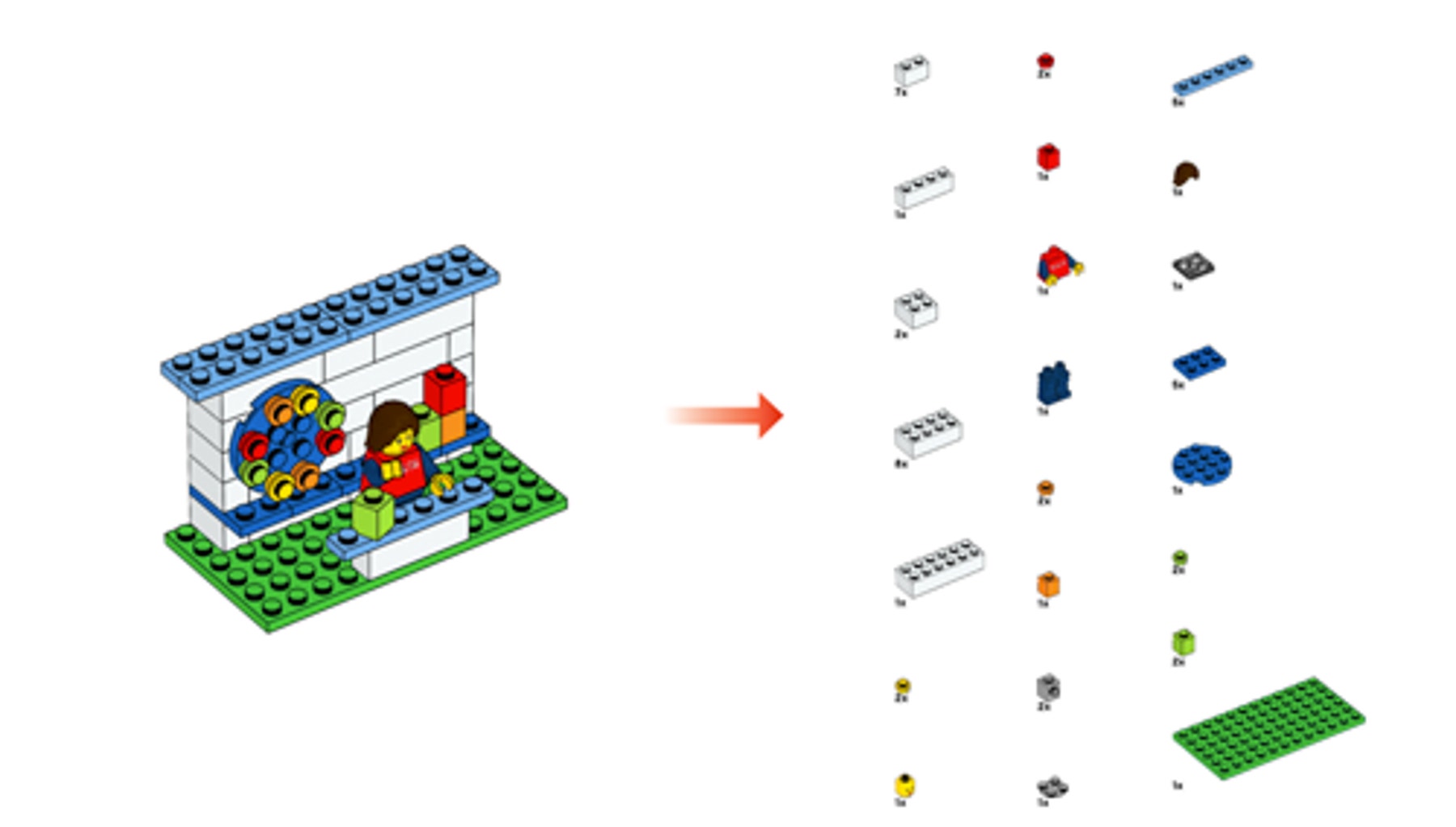 Лего 9333 схема сборки