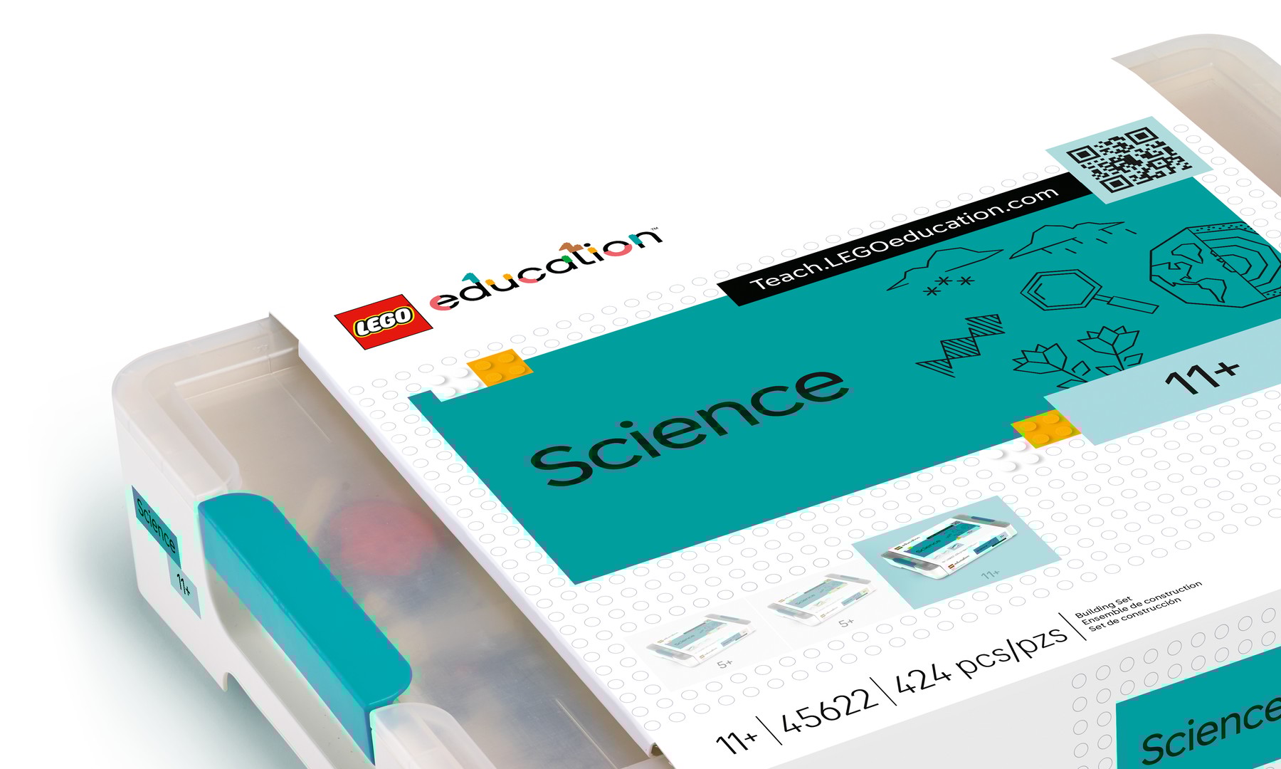 Sci_45622_LEI_Product_LEGO Education Science Single Kit on a teal background_4000x2400.png