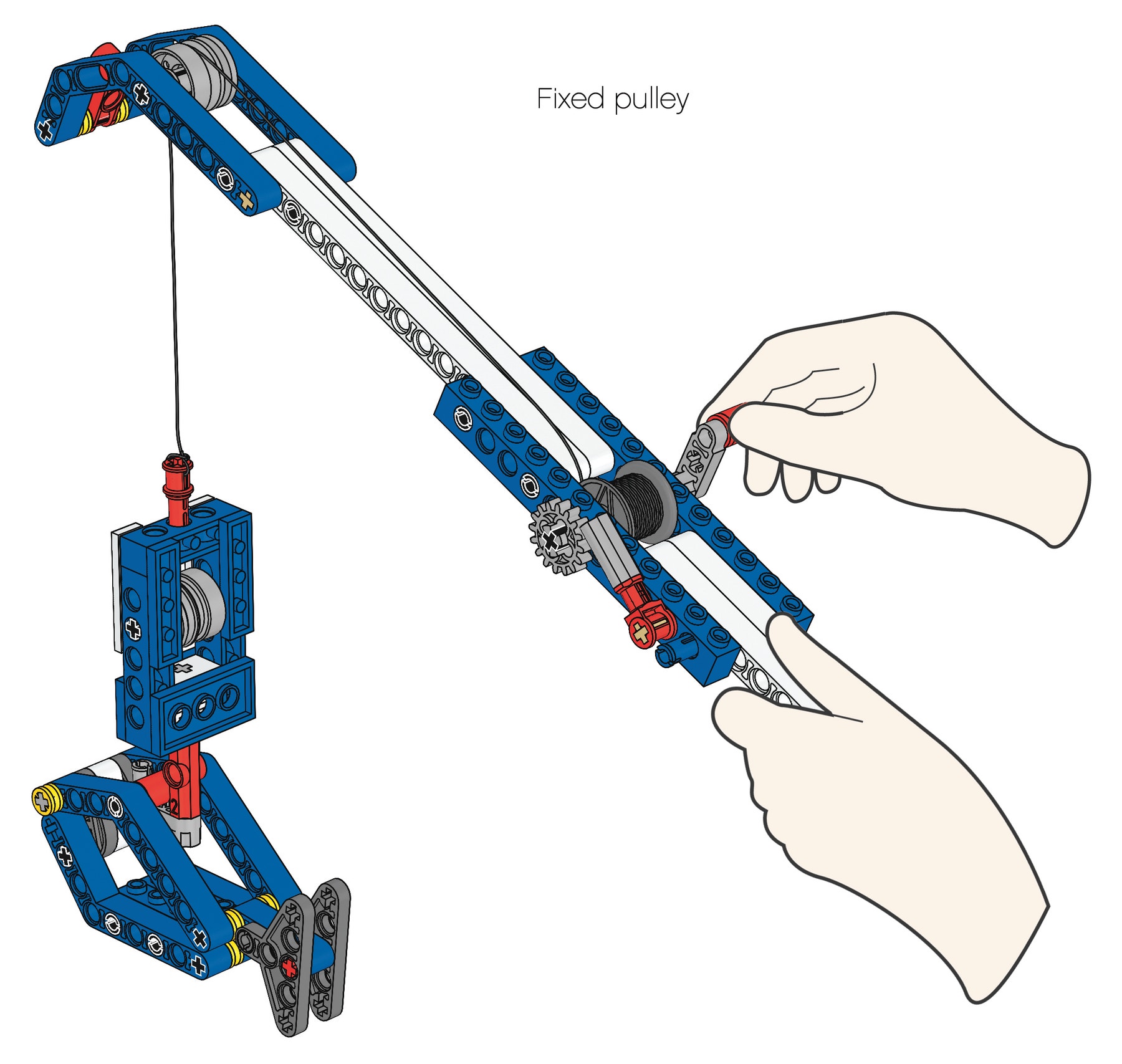 fishing-rod-three-fixed-pulley