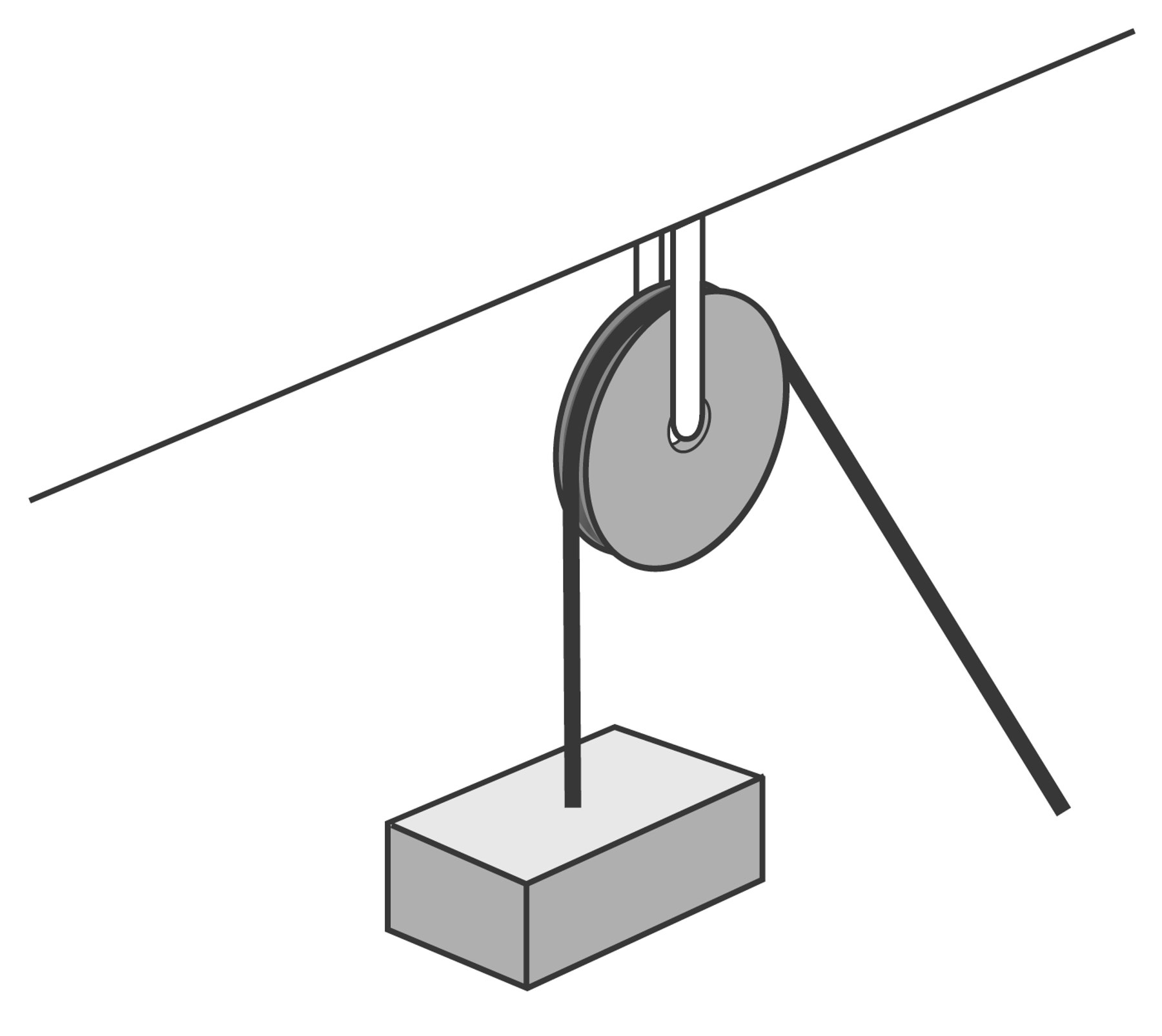 single-pulley