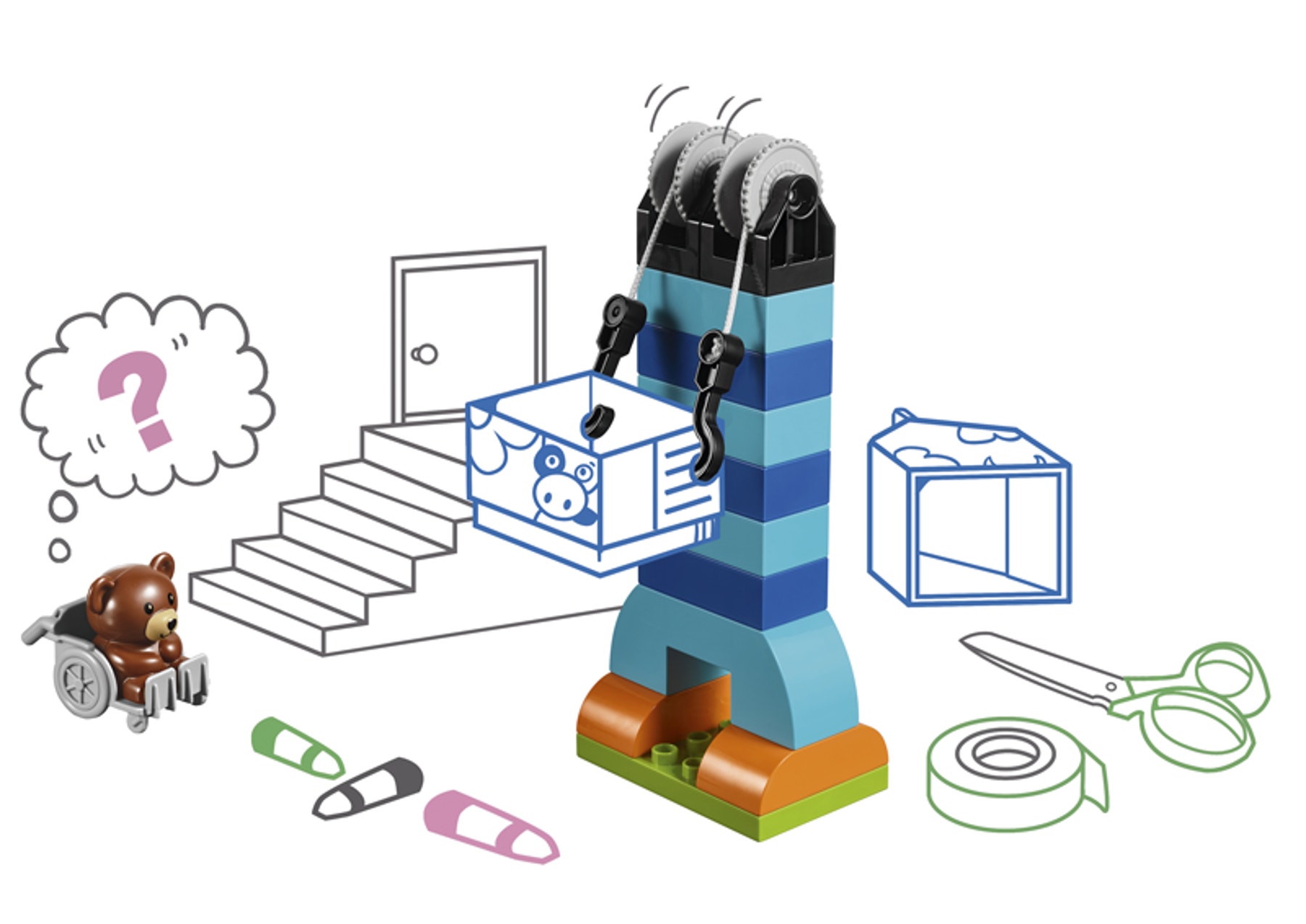 Make a machine to help Mr. Bear